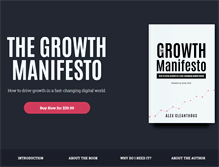 Tablet Screenshot of growthmanifesto.com